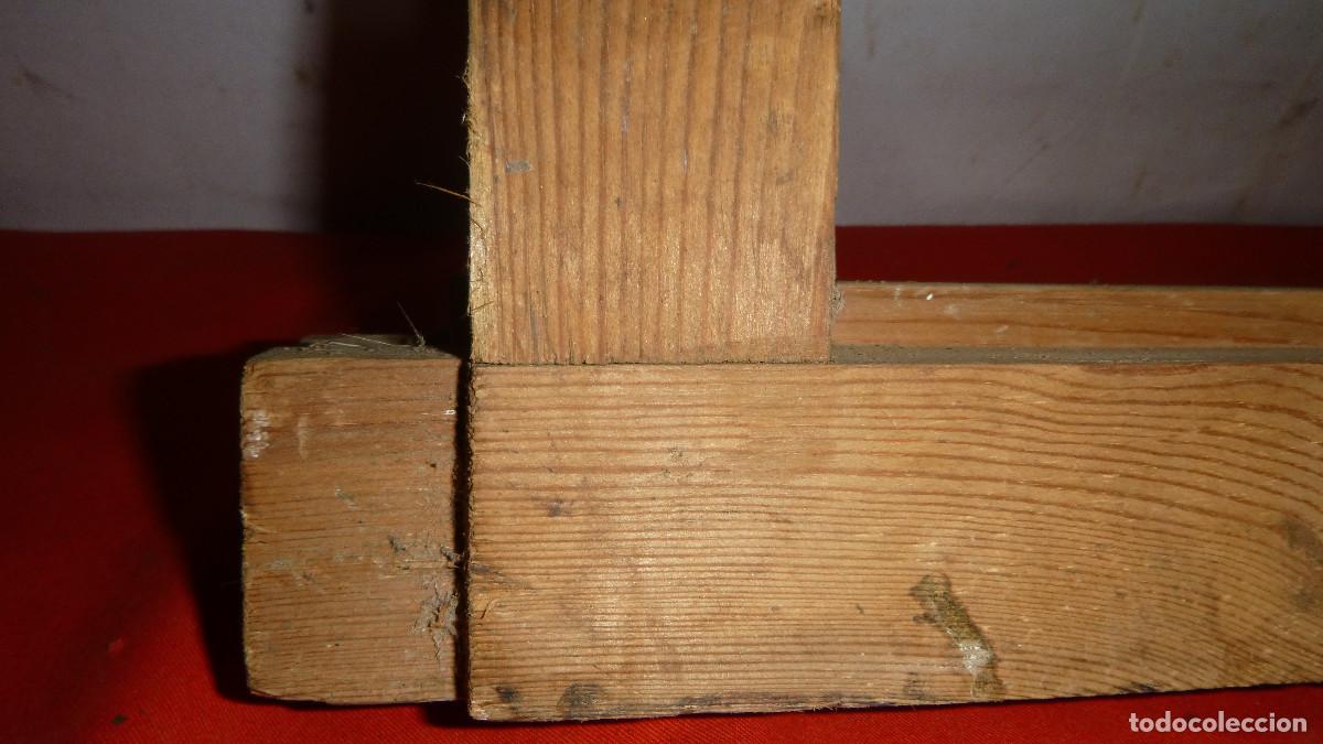 Antig&uuml;edades: ANTIGUO MARCO CON VENTANA EN MADERA DE PINO - Foto 3