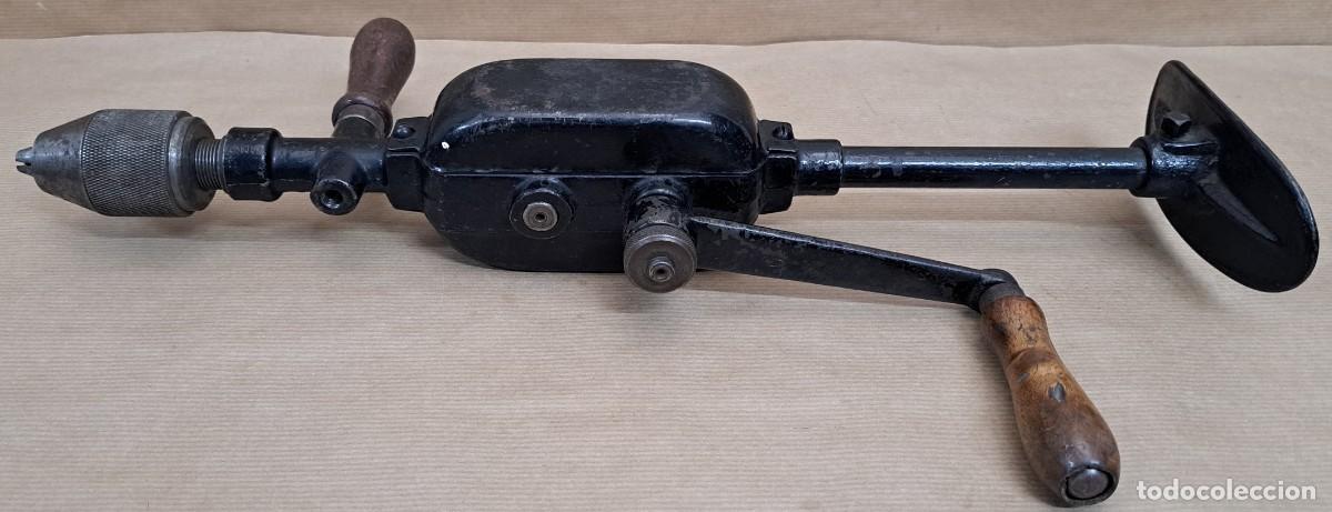 Antig&uuml;edades: Antiguo taladro manual, funciona bien - Foto 2