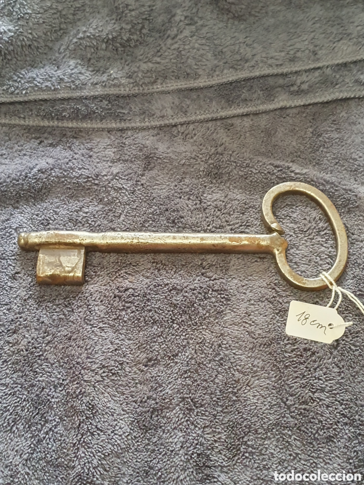 Antig&uuml;edades: OS2. G1. Llave Maciza, De 18 Cm. - Foto 2
