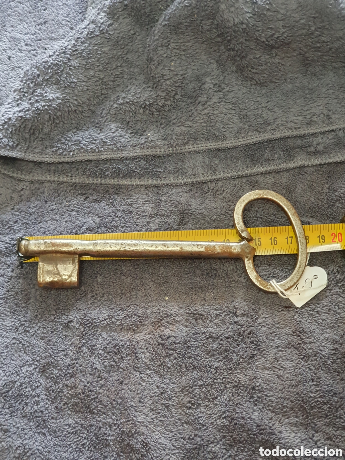 Antig&uuml;edades: OS2. G1. Llave Maciza, De 18 Cm. - Foto 3