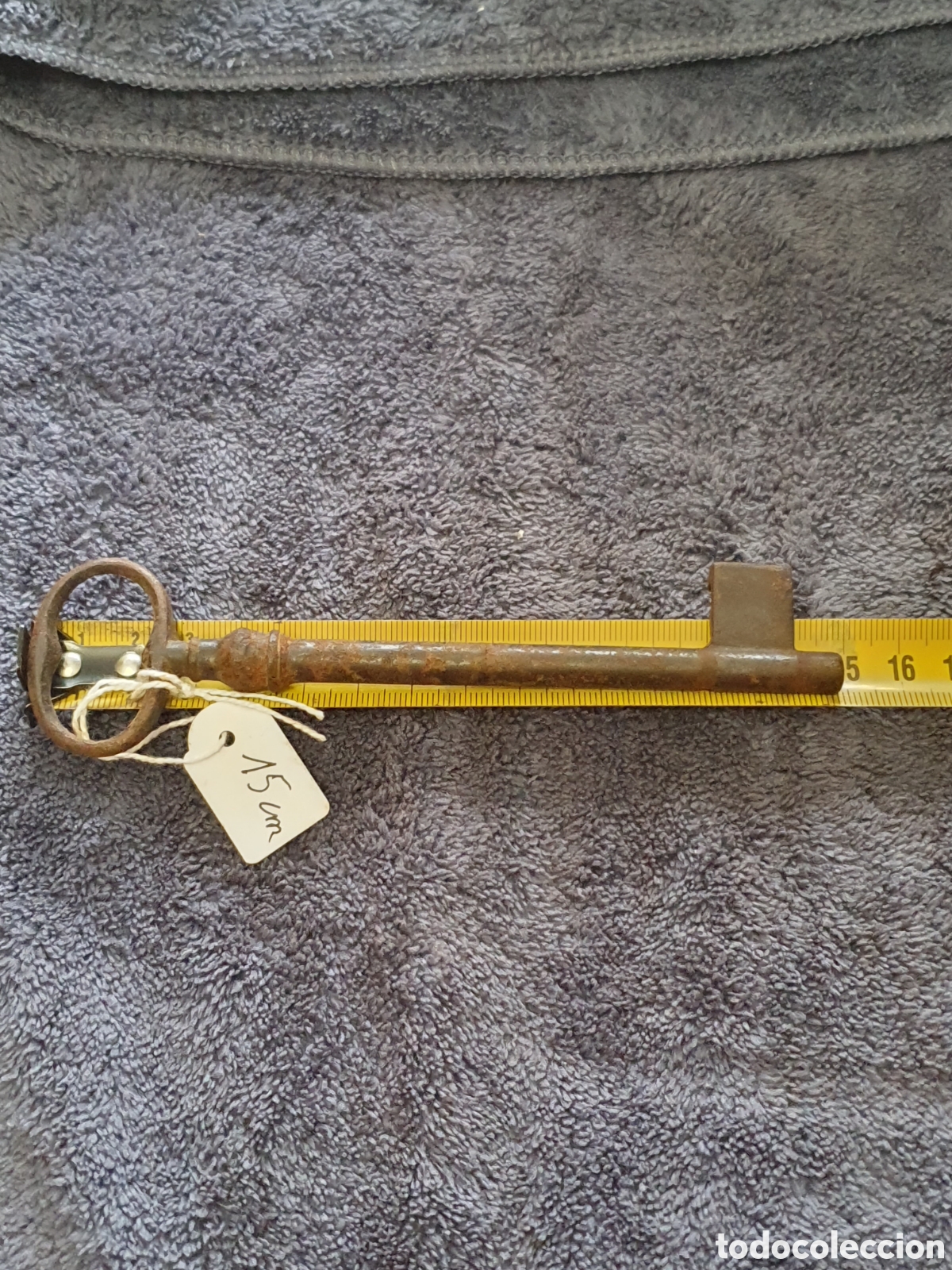 Antig&uuml;edades: OS2. G17. Llave Maciza, De 15 Cm. - Foto 5