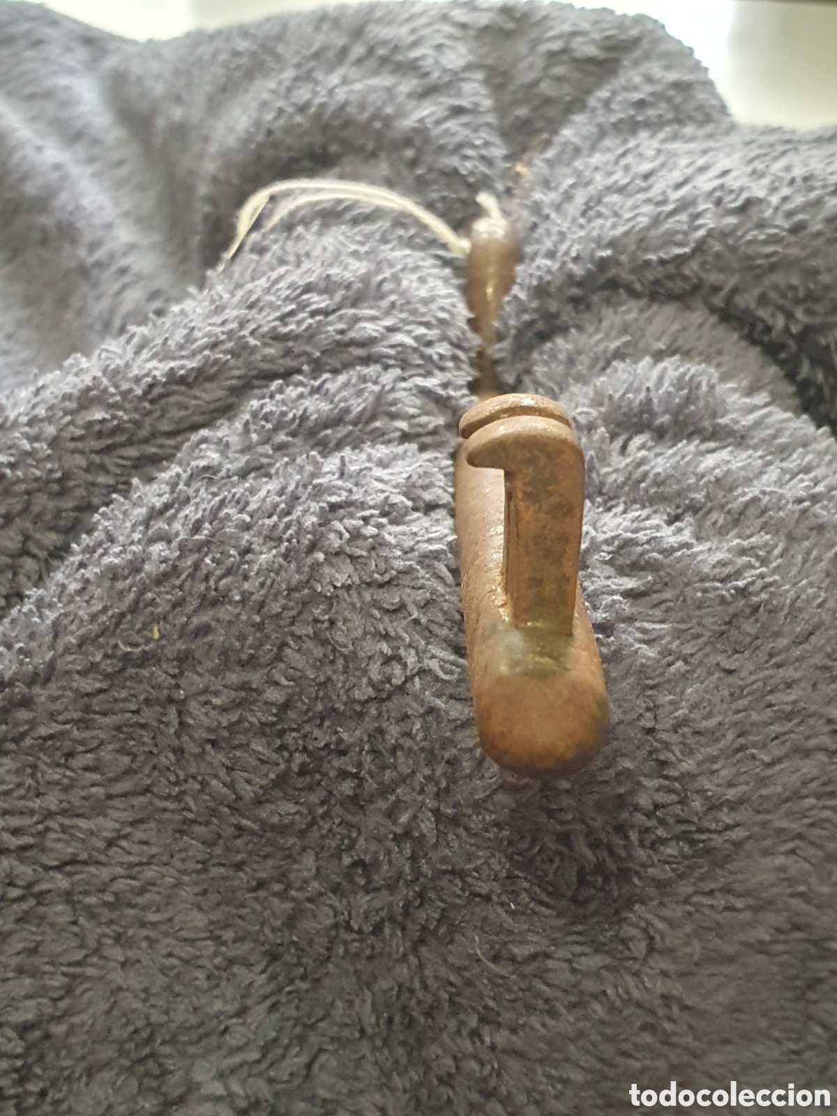 Antig&uuml;edades: OS2. G7. Llave De Forja, Maciza, De 14 Cm. - Foto 4