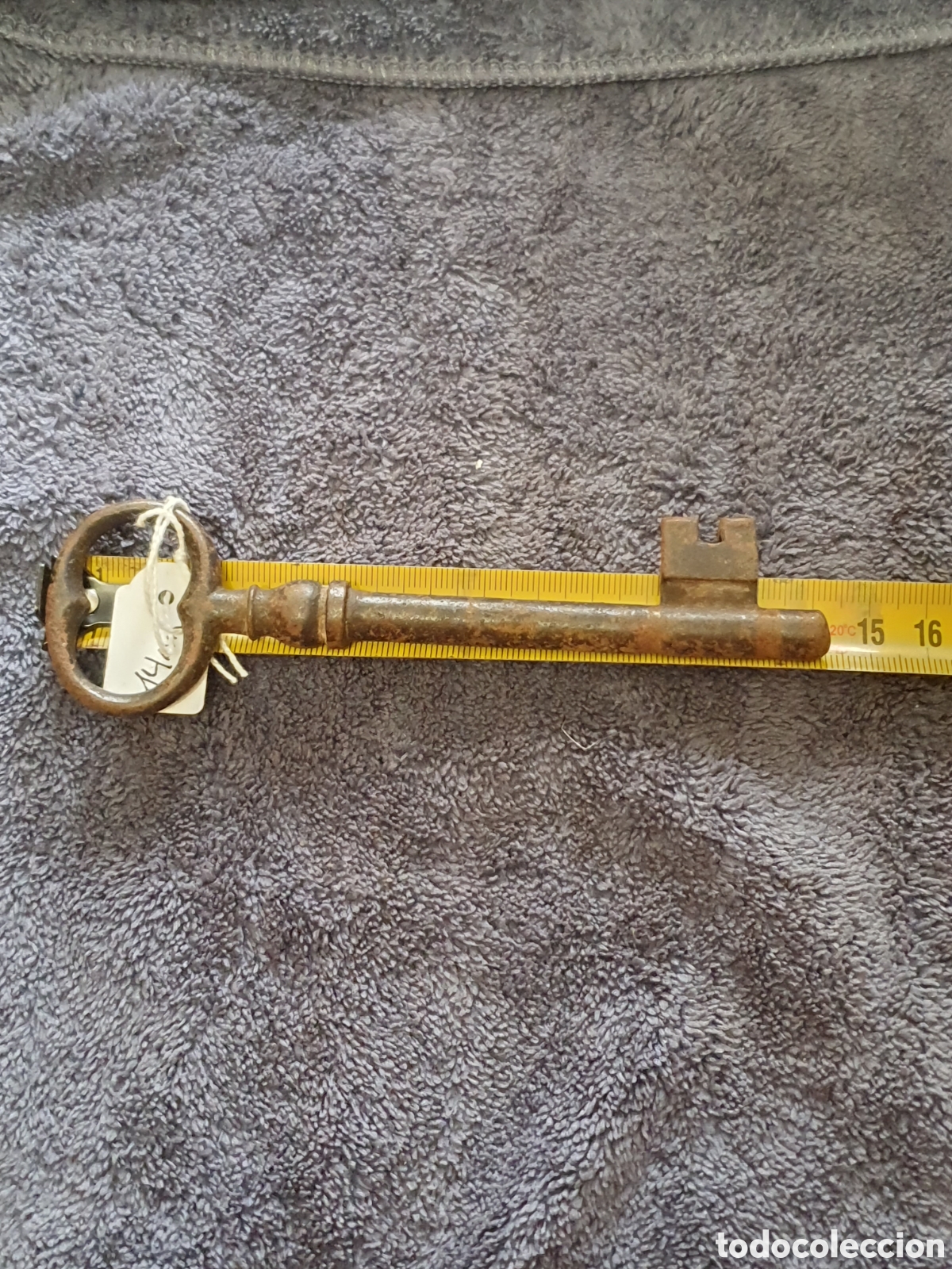 Antig&uuml;edades: OS2. G10. Llave Maciza, De 14 Cm. - Foto 5