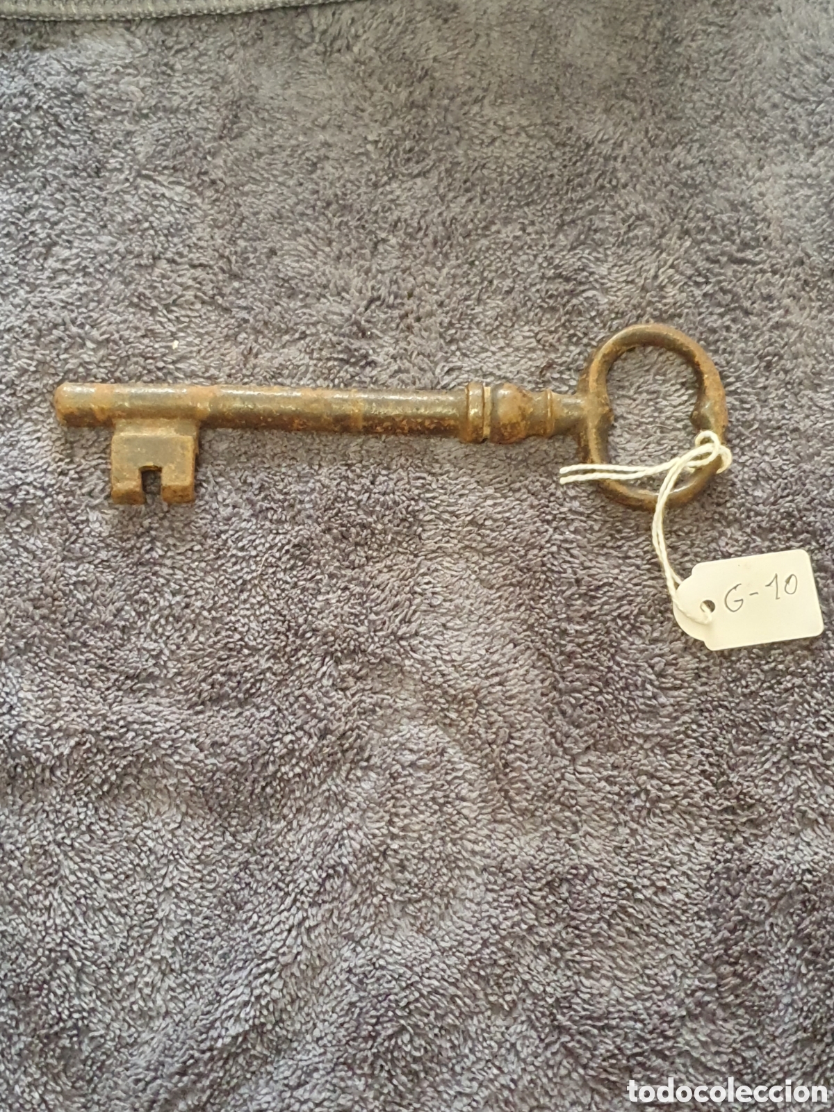 Antig&uuml;edades: OS2. G10. Llave Maciza, De 14 Cm. - Foto 1
