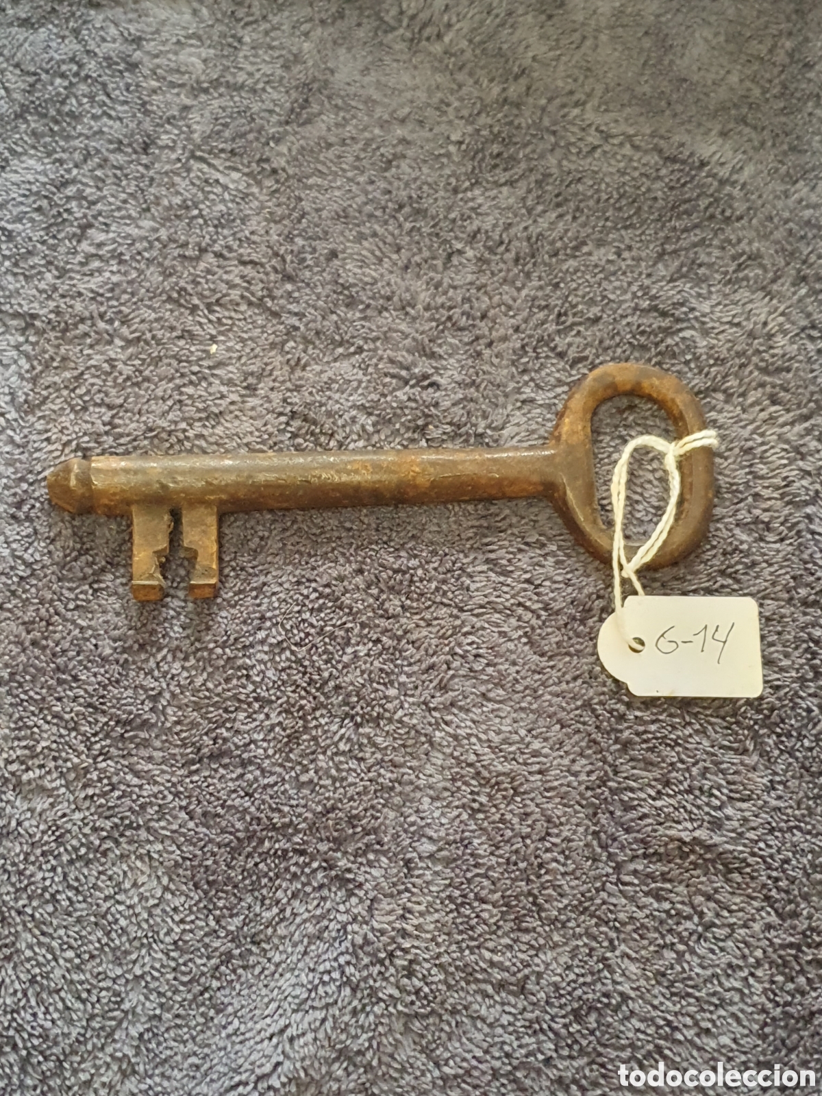 Antig&uuml;edades: OS2. G14. Llave De Forja, Maciza, De 125 Cm. - Foto 1