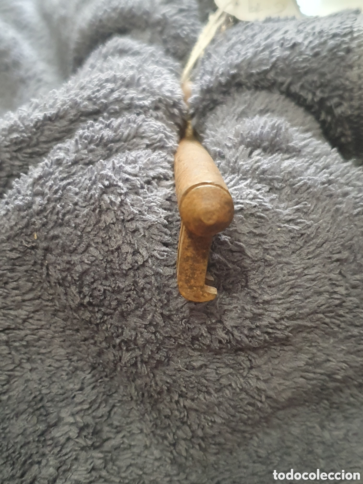 Antig&uuml;edades: OS2. G19. Llave De Forja, Maciza, De 125 Cm. - Foto 3