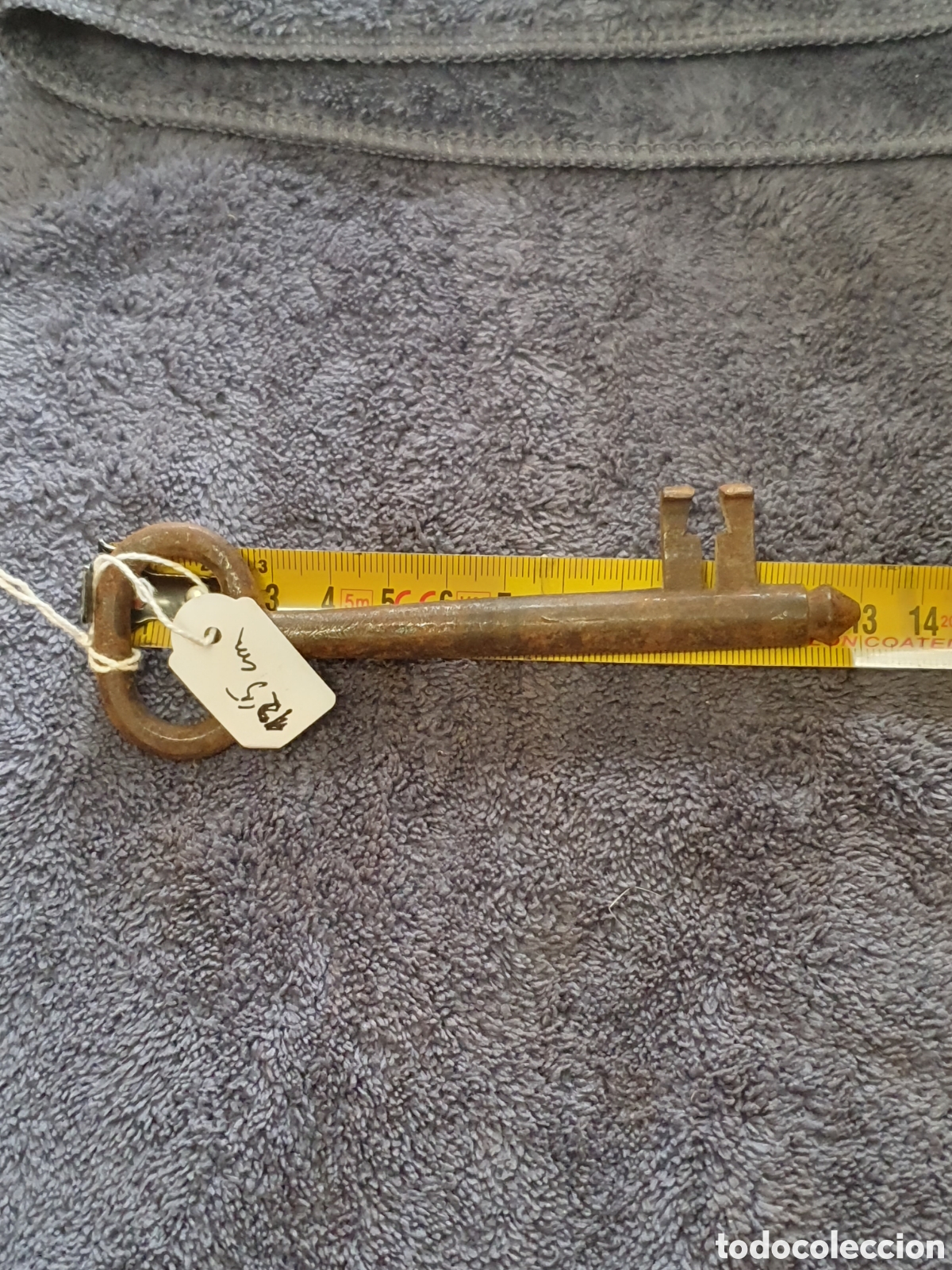 Antig&uuml;edades: OS2. G19. Llave De Forja, Maciza, De 125 Cm. - Foto 5