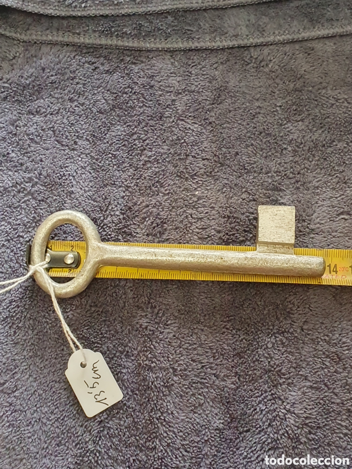 Antig&uuml;edades: OS2. G6. Llave De Aluminio Macizo, De 135 Cm. - Foto 5