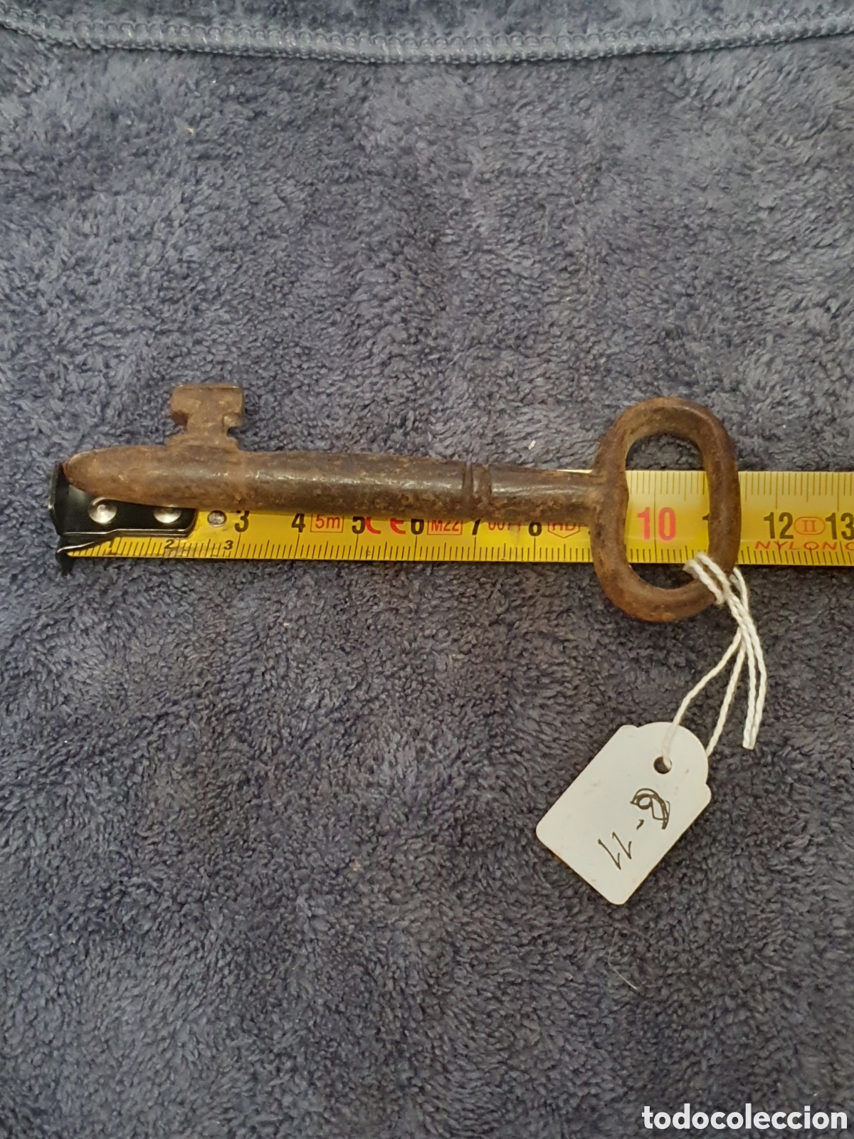 Antig&uuml;edades: OS2. G11. Llave De Forja, Maciza, De 115 Cm. - Foto 5