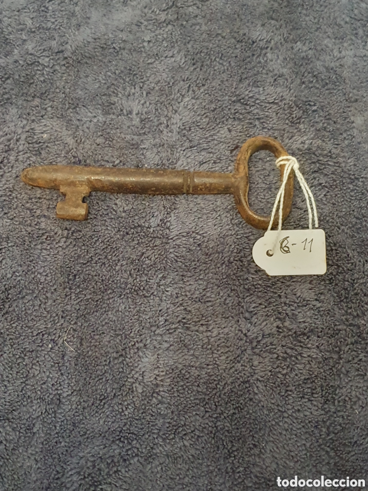 Antig&uuml;edades: OS2. G11. Llave De Forja, Maciza, De 115 Cm. - Foto 1