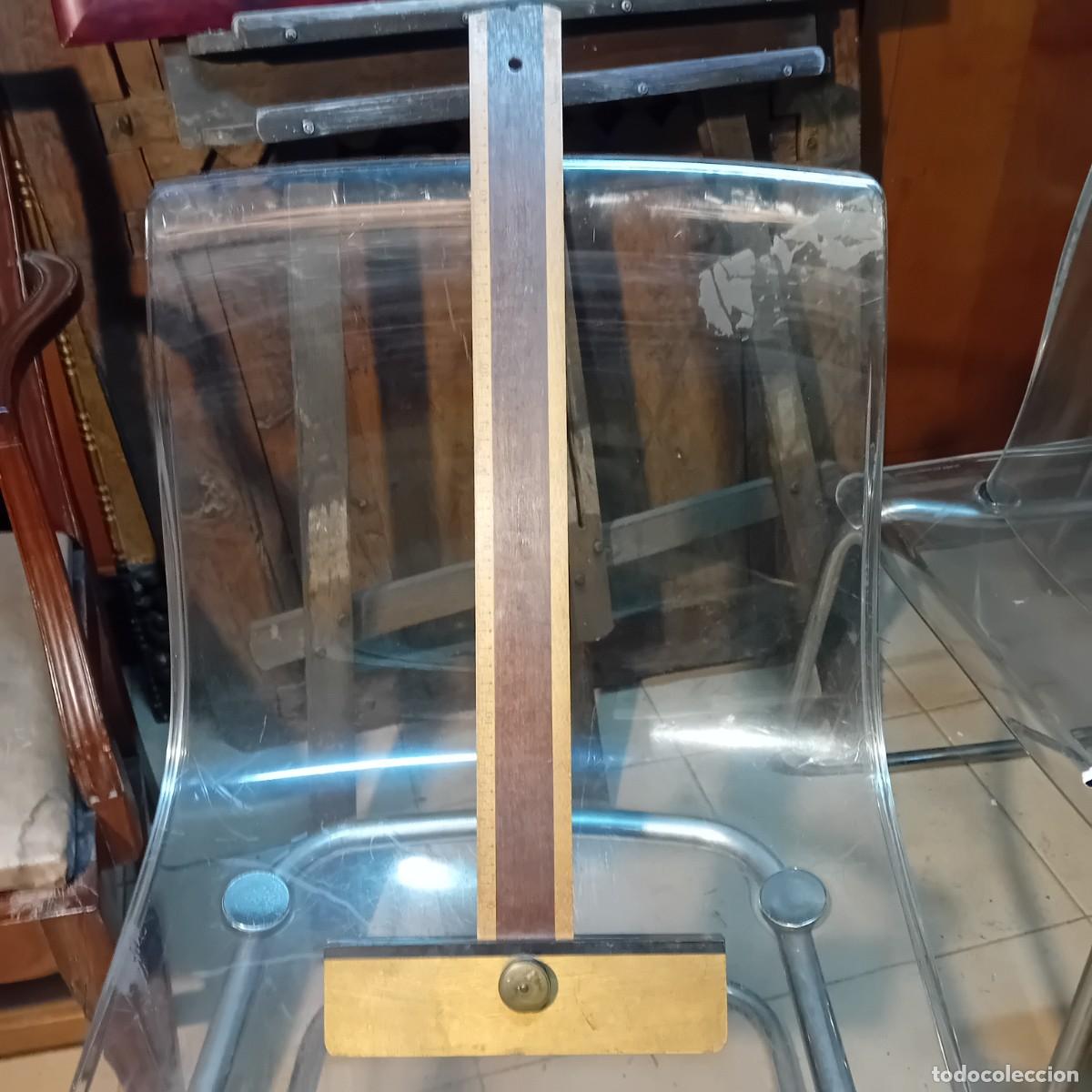 Antig&uuml;edades: Antiguo medidor de &aacute;ngulos en madera. - Foto 4