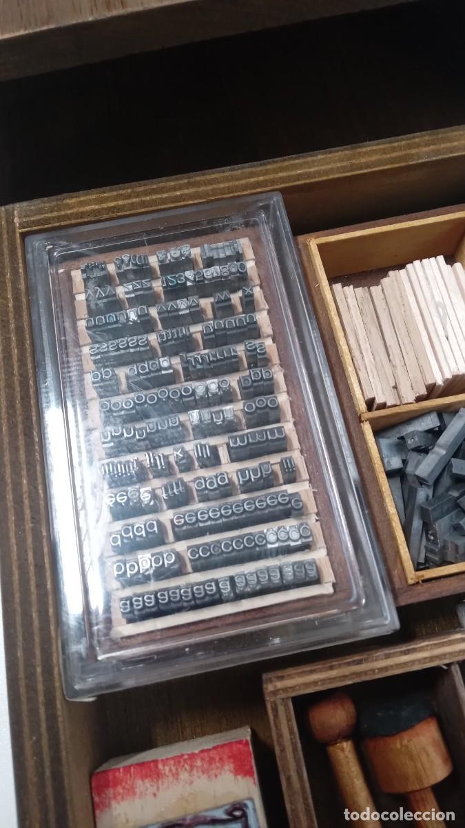 Antig&uuml;edades: IMPRENTA MAQUETA PRENSA DE TIPOGRAFIA - Foto 9