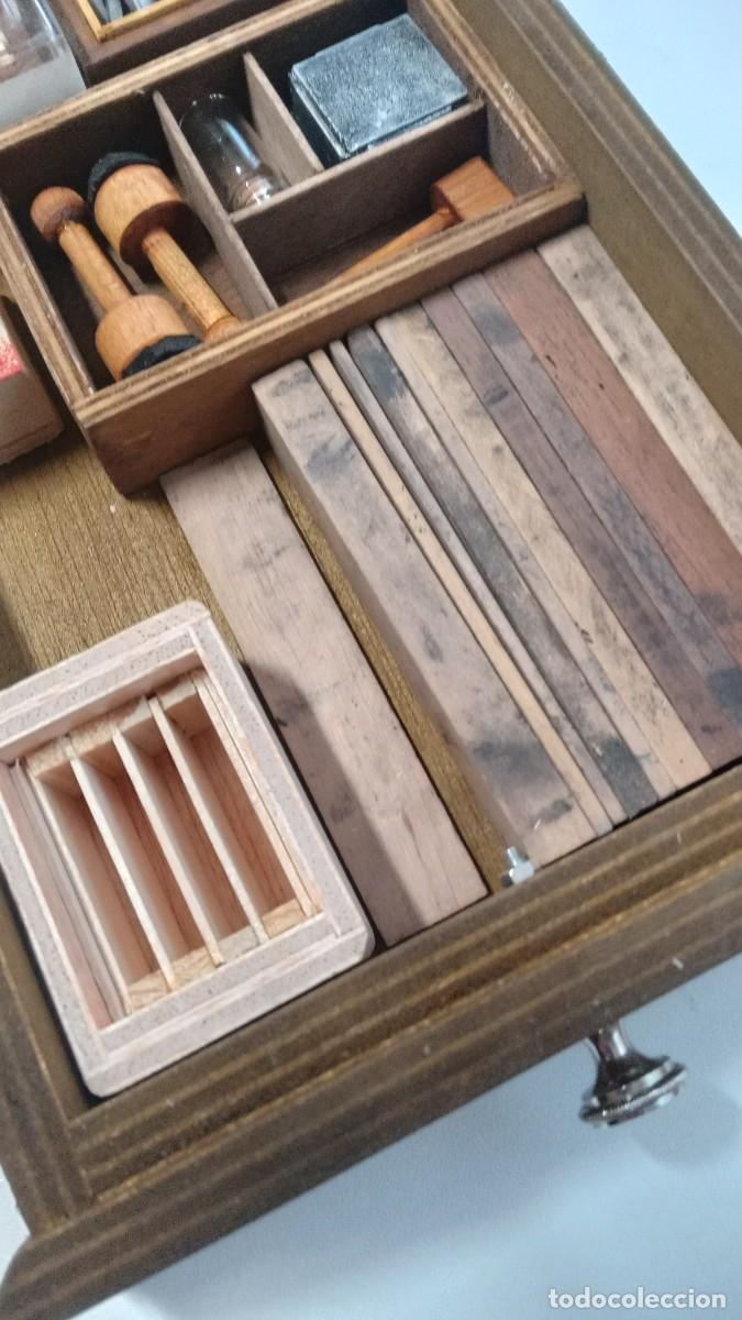 Antig&uuml;edades: IMPRENTA MAQUETA PRENSA DE TIPOGRAFIA - Foto 12