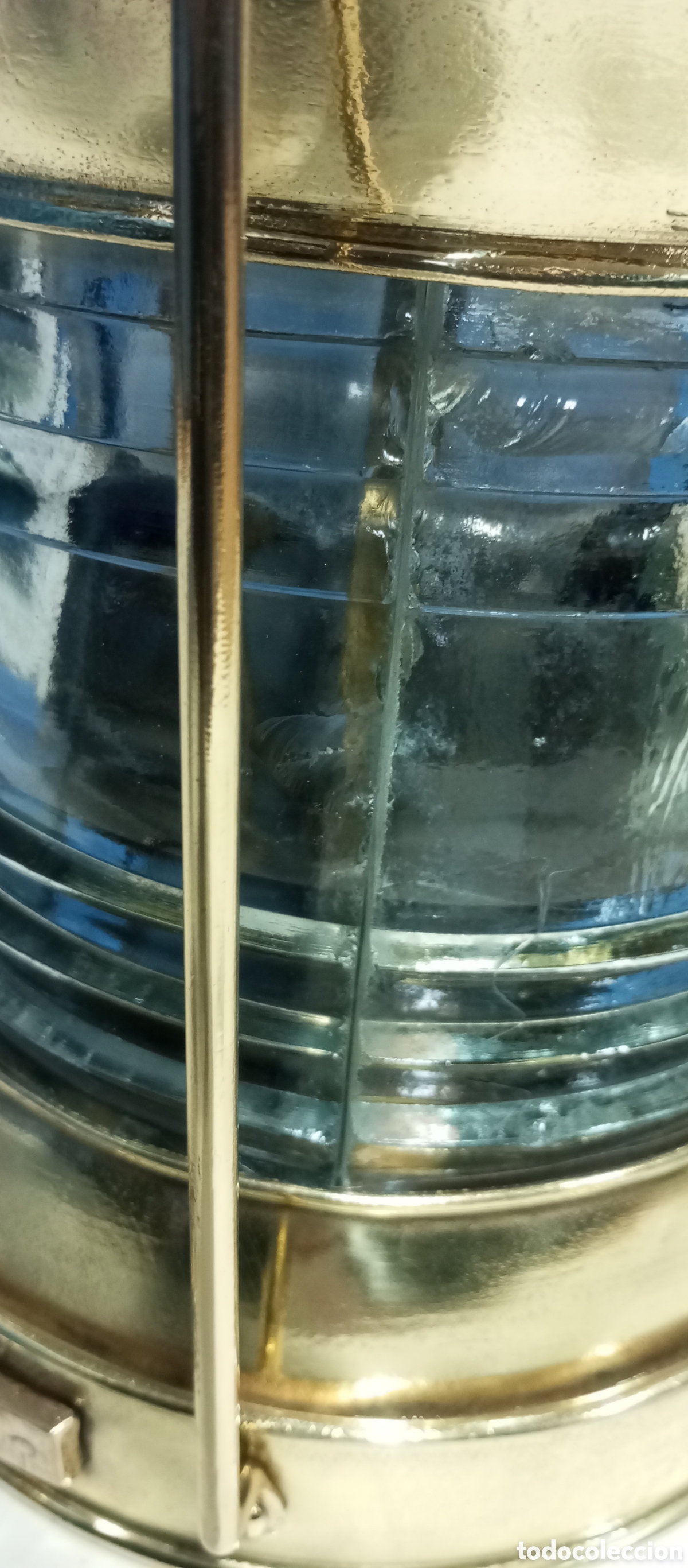 Antig&uuml;edades: Farol original Grande de barco - Foto 8