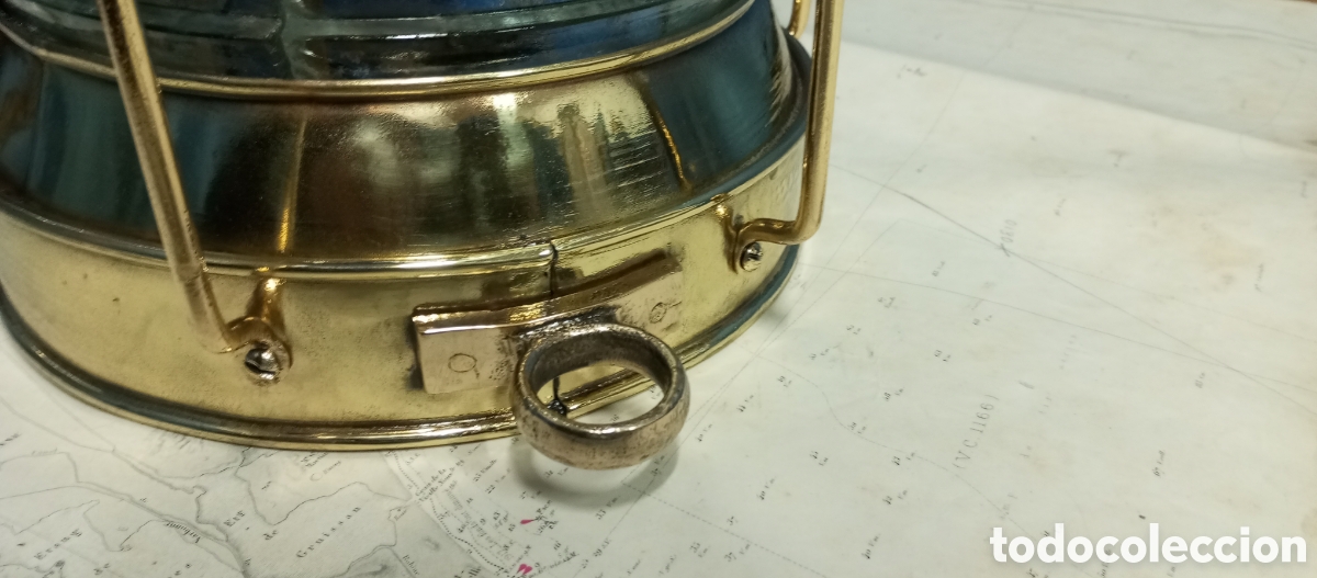 Antig&uuml;edades: Farol original Grande de barco - Foto 10