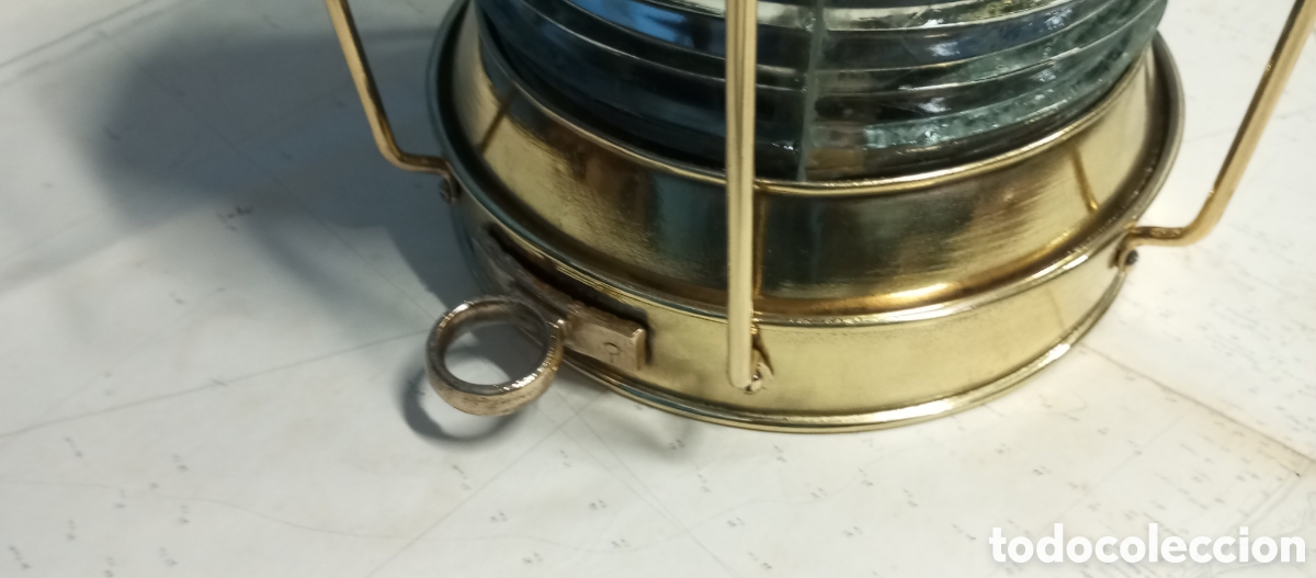 Antig&uuml;edades: Farol original Grande de barco - Foto 20