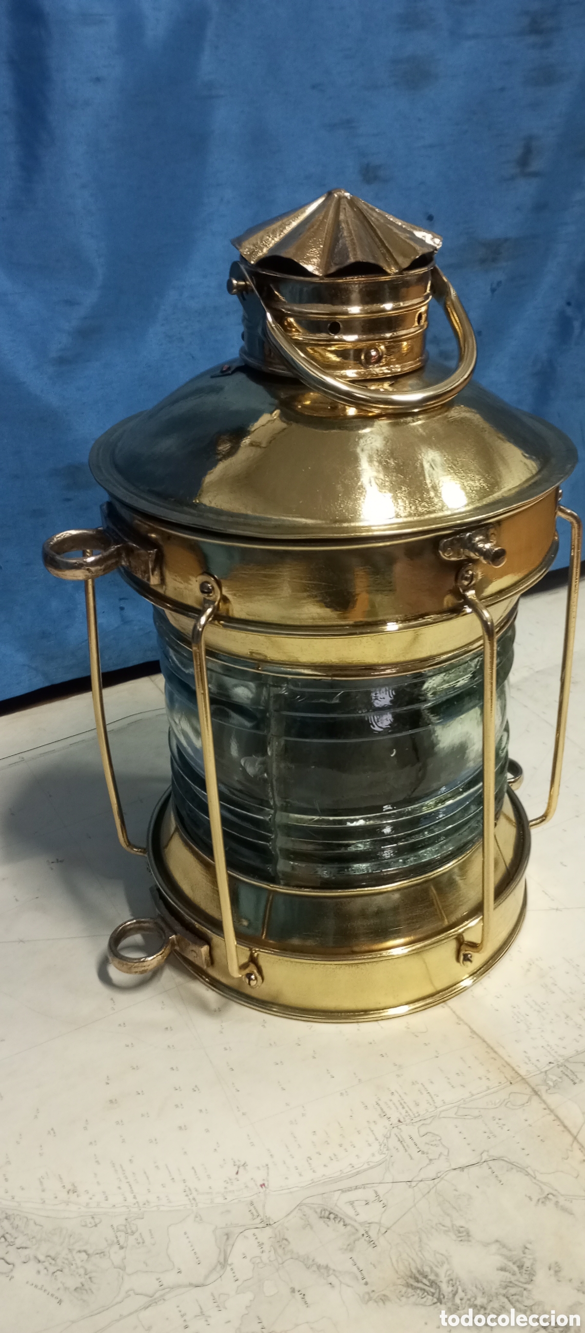Antig&uuml;edades: Farol original Grande de barco - Foto 24