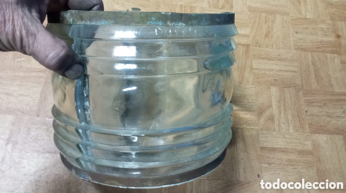 Antig&uuml;edades: Farol original Grande de barco - Foto 27