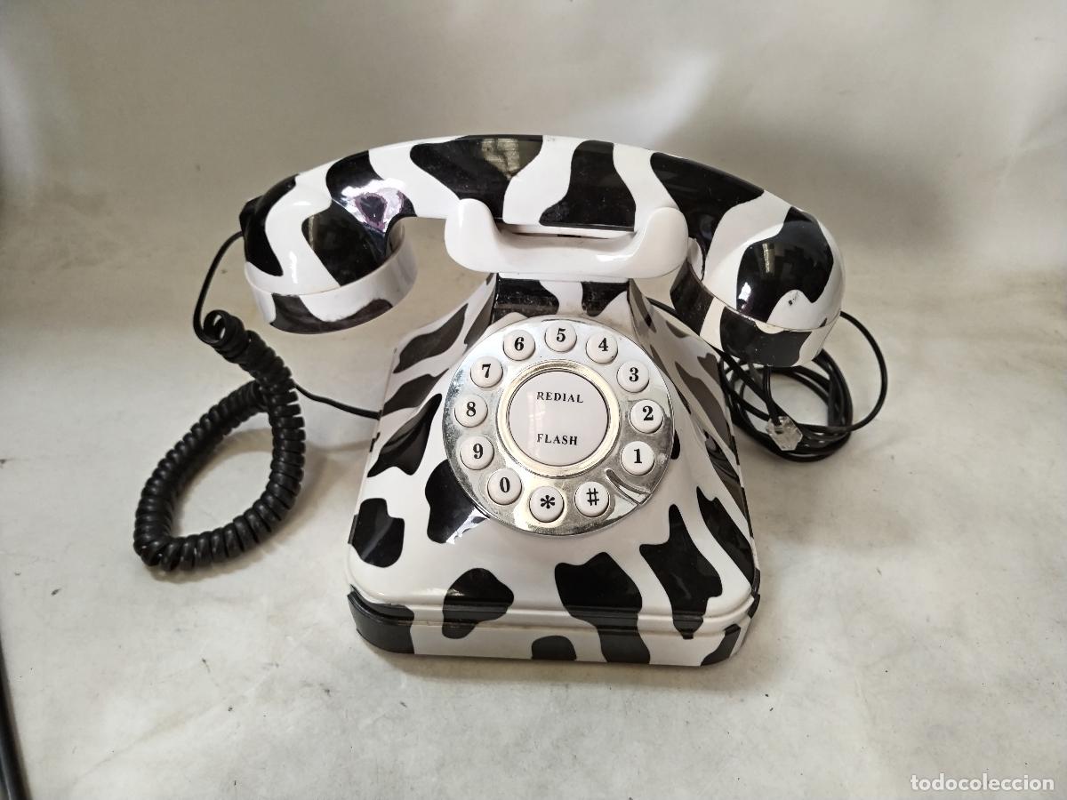 Tel&eacute;fonos: telefono retro vaca vintage - Foto 3