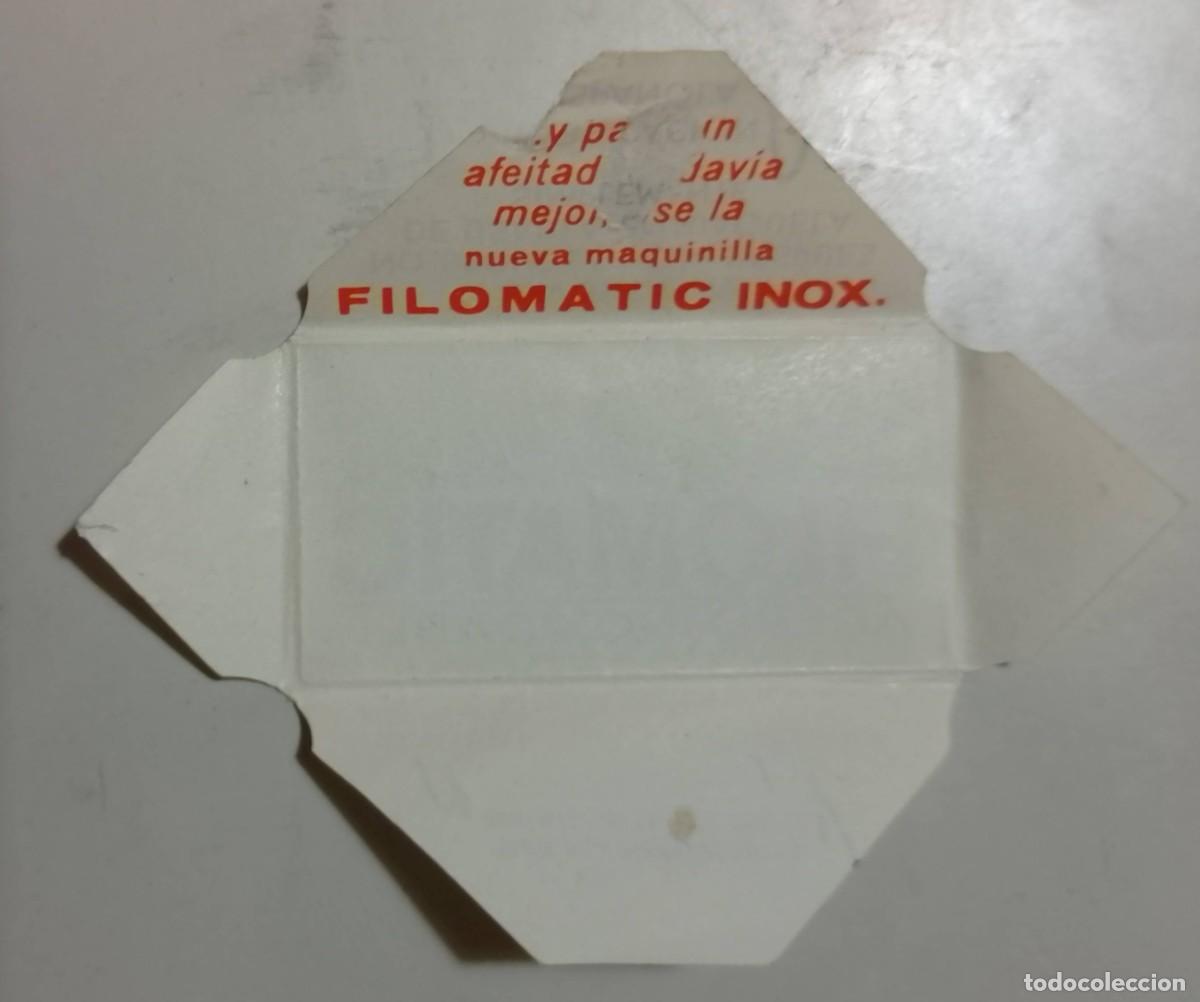 Antig&uuml;edades: Filomatic Microcromo, Hoja de Afeitar Antigua con Funda - Foto 4