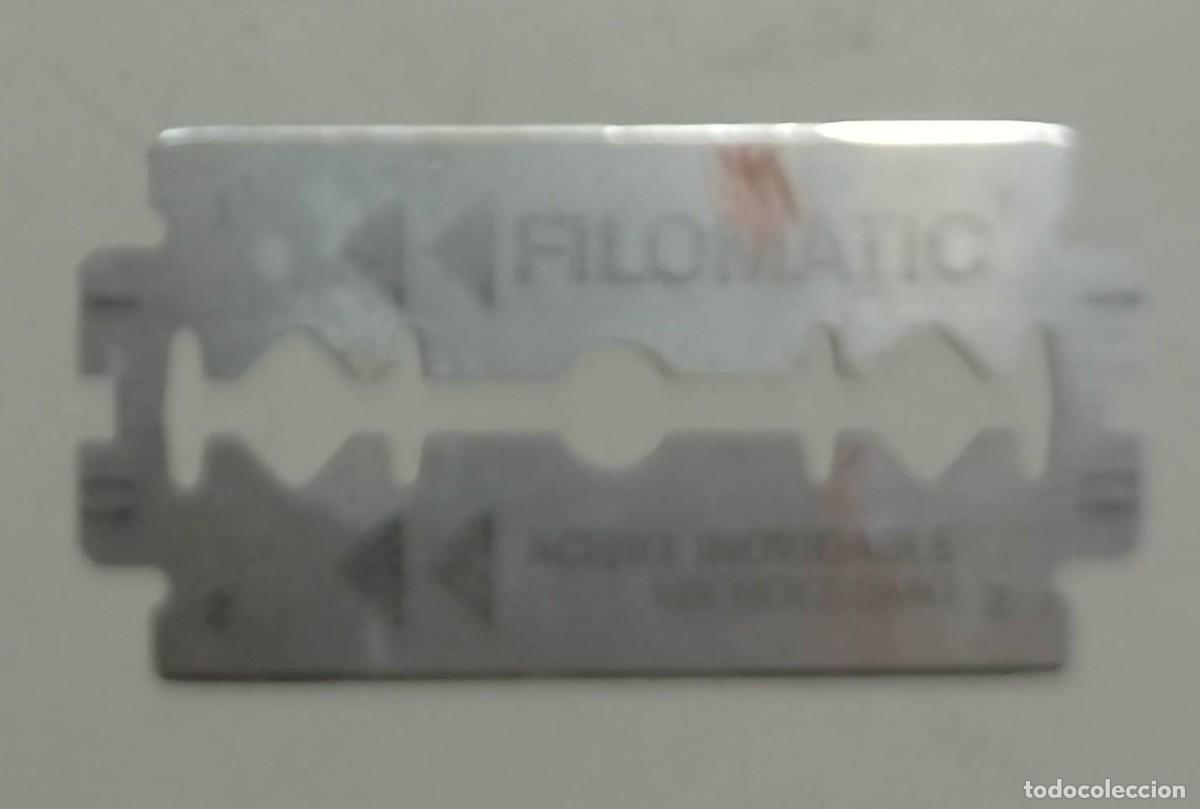 Antig&uuml;edades: Filomatic Microcromo, Hoja de Afeitar Antigua con Funda - Foto 5