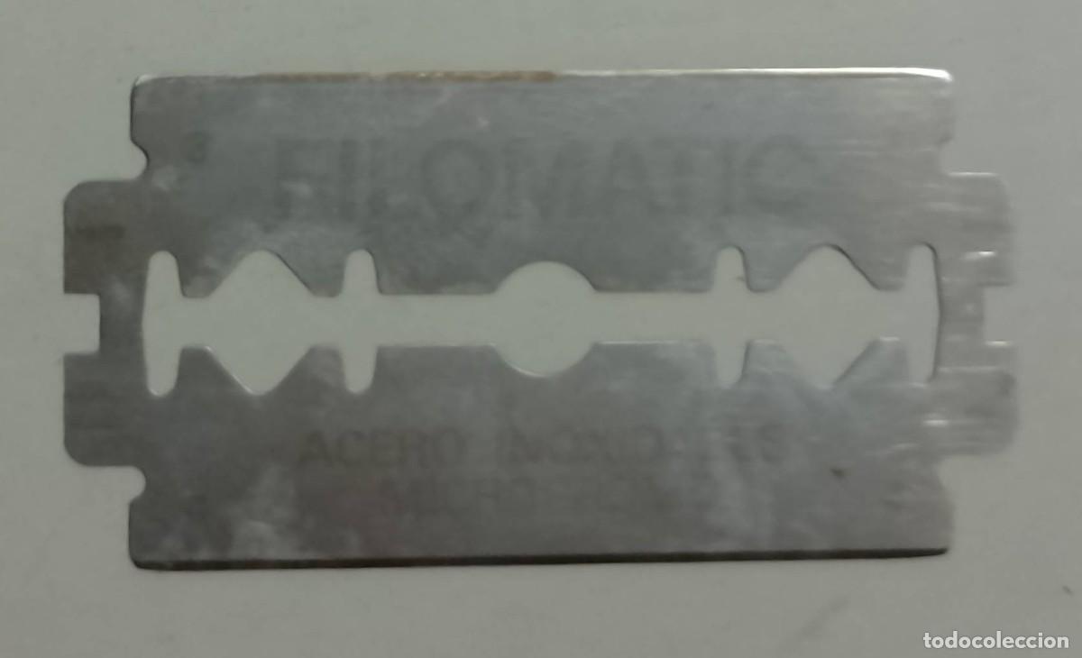 Antig&uuml;edades: Filomatic Microcromo, Hoja de Afeitar Antigua con Funda - Foto 6