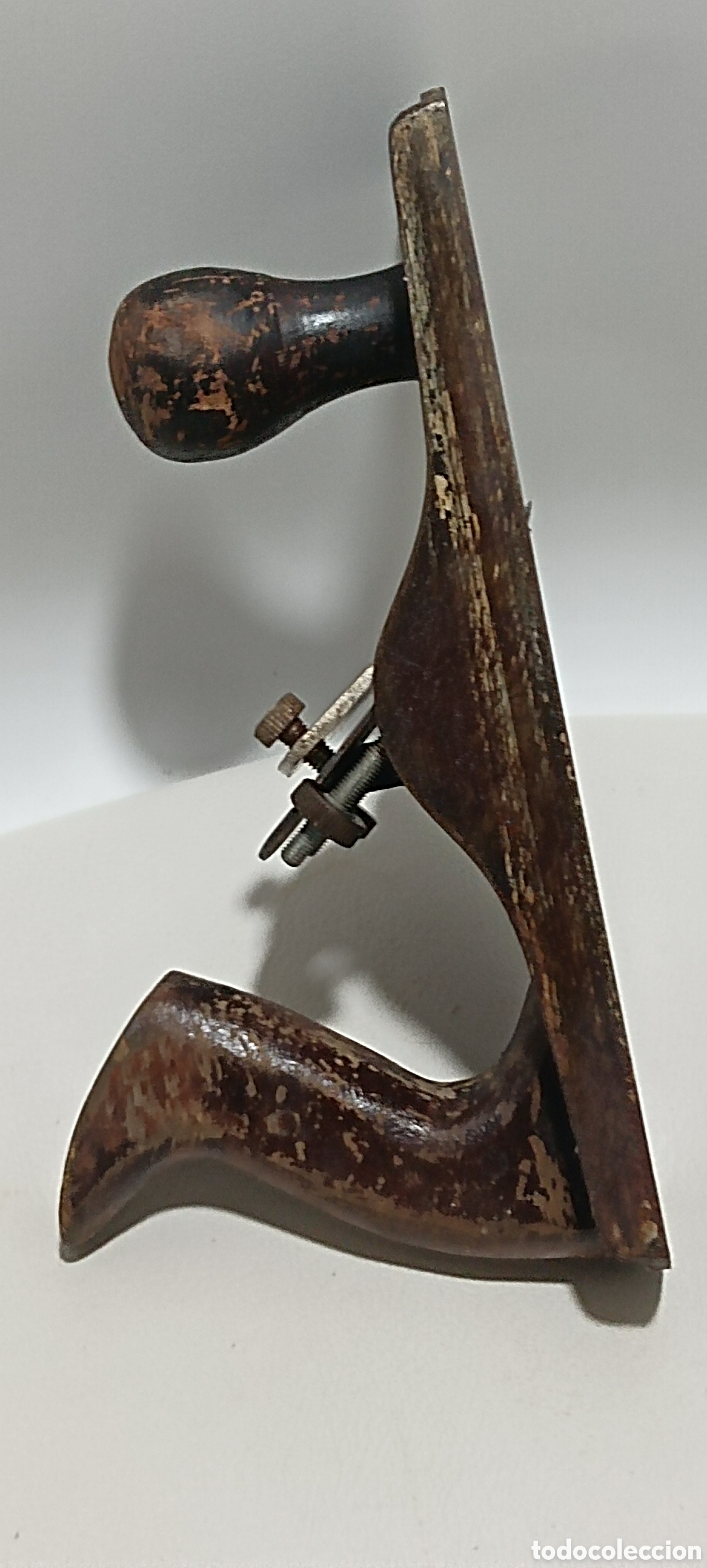 Antig&uuml;edades: Cepillo de madera antiguo - Foto 5