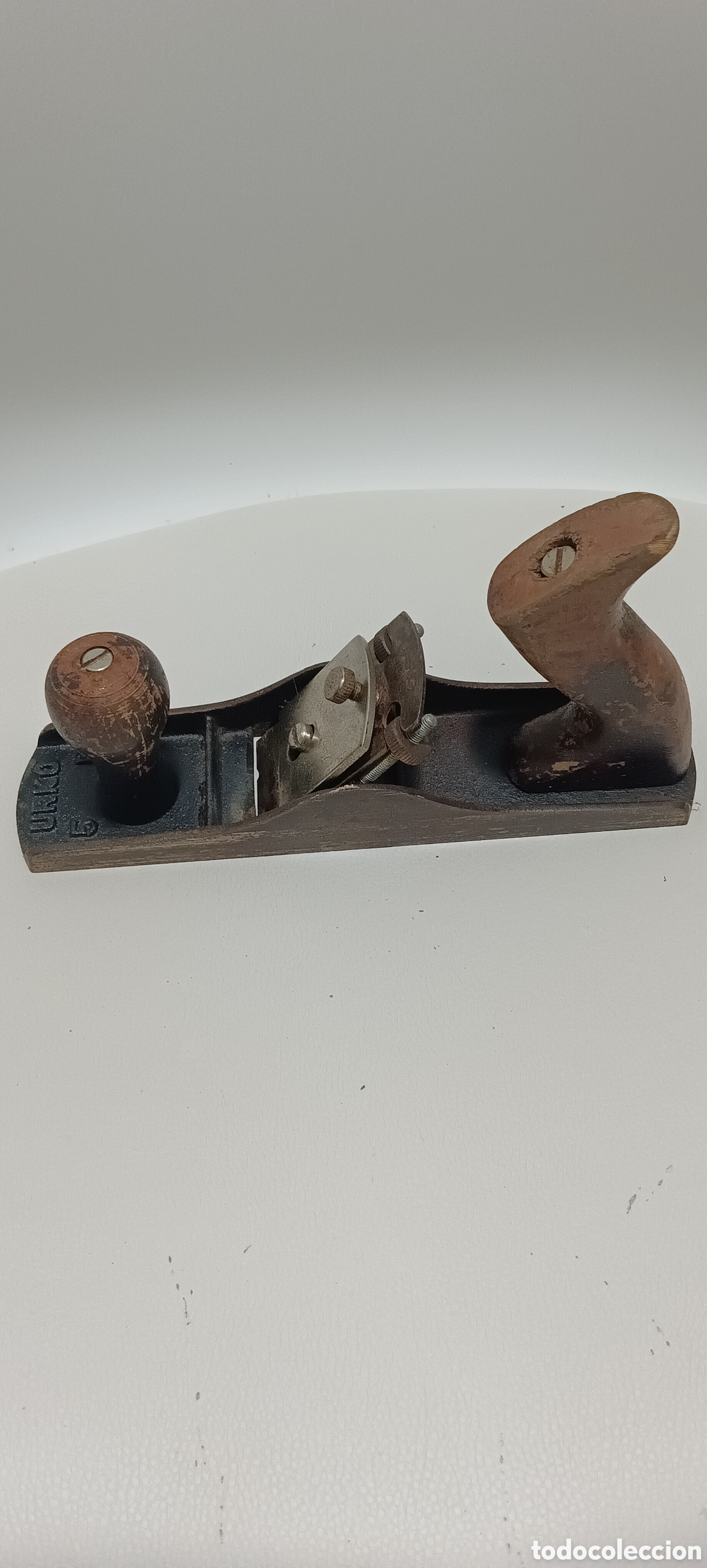 Antig&uuml;edades: Cepillo de madera antiguo - Foto 1