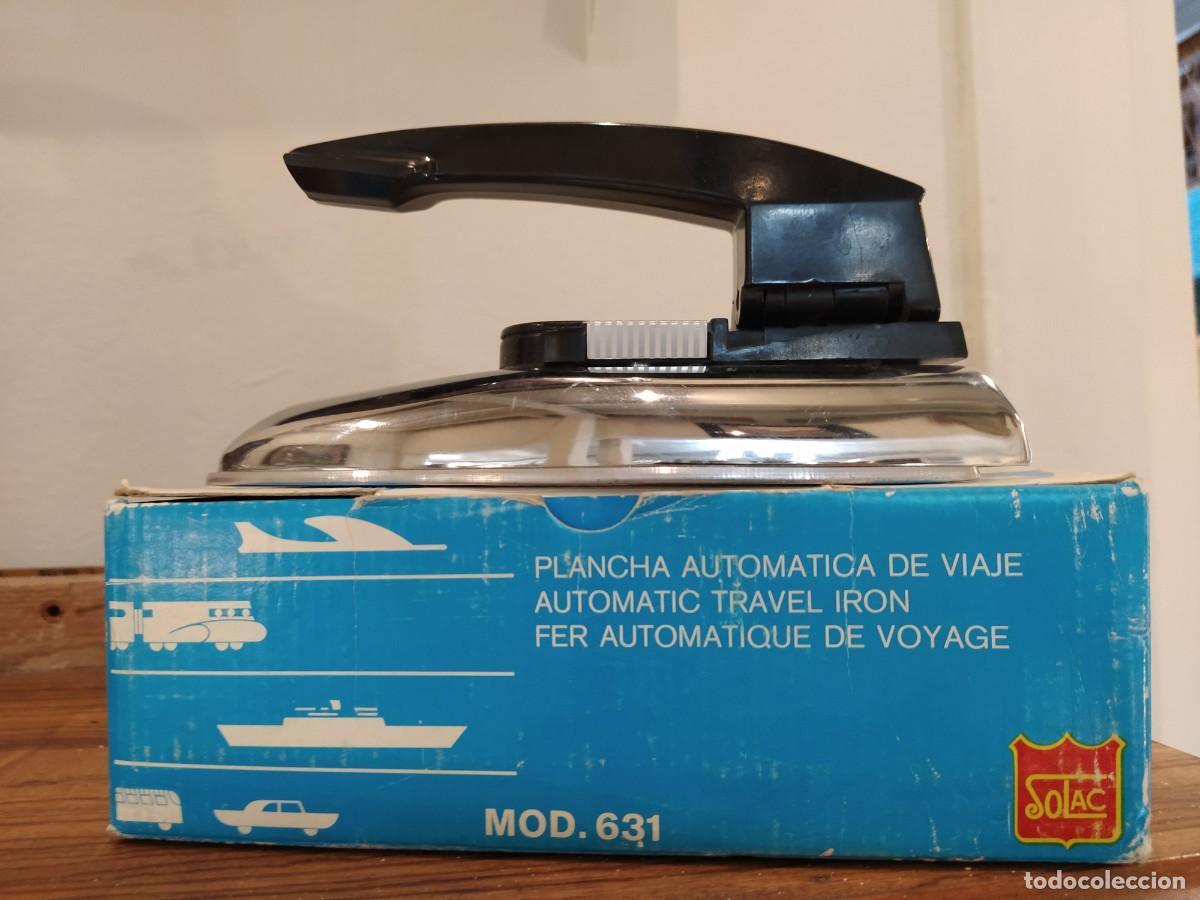 Antig&uuml;edades: Plancha Solac Mod.631.Con caja y funda. - Foto 4