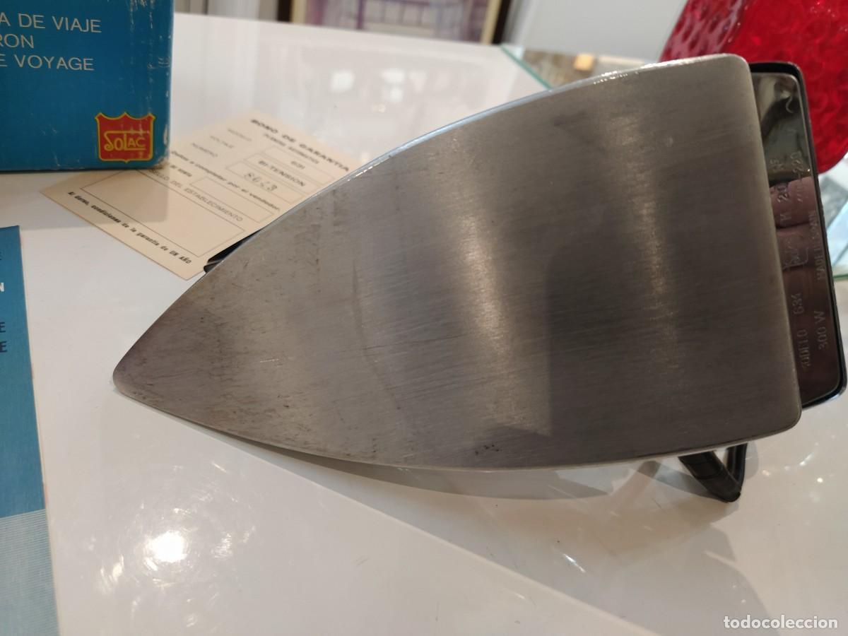 Antig&uuml;edades: Plancha Solac Mod.631.Con caja y funda. - Foto 6