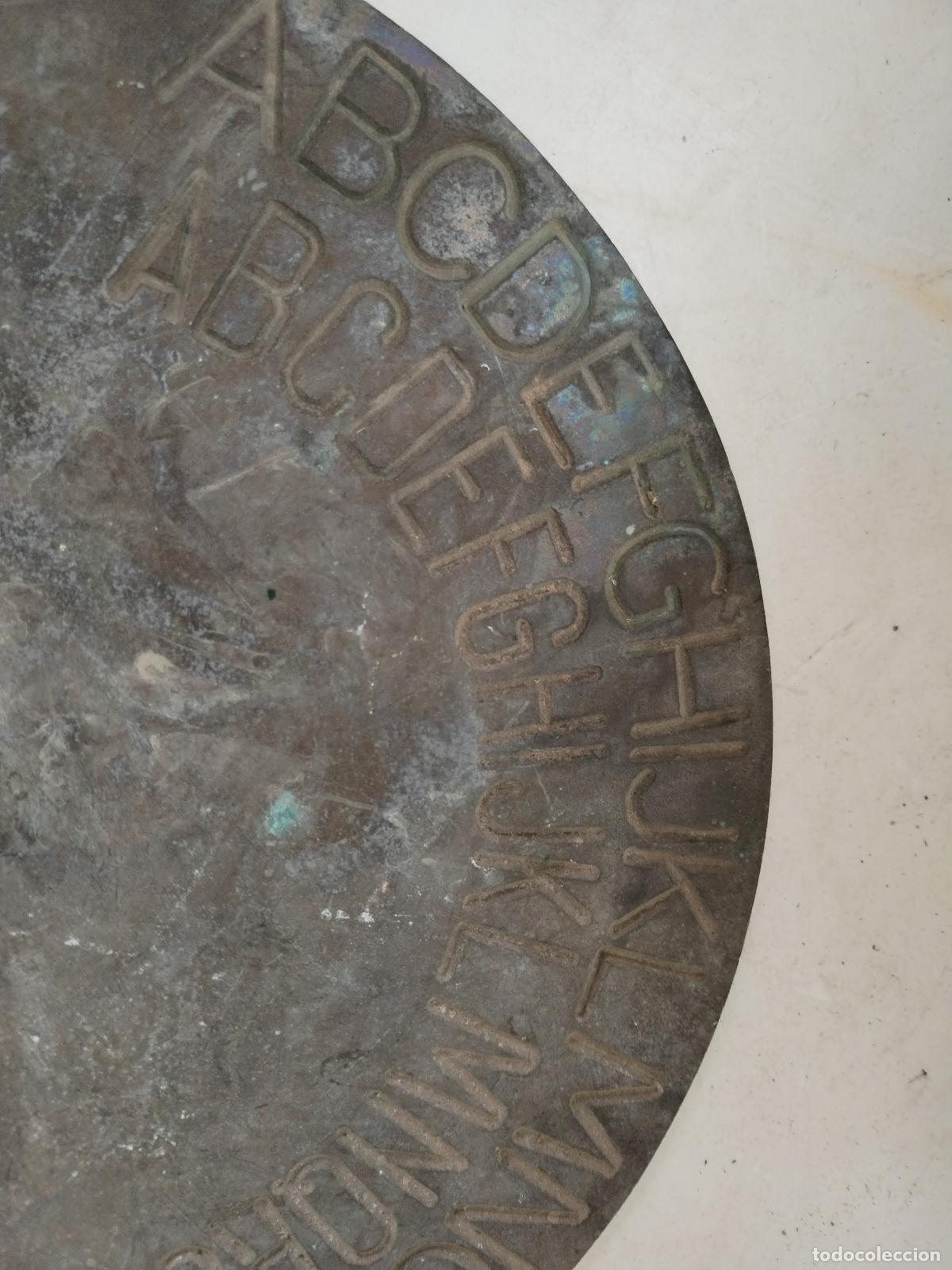 Antig&uuml;edades: rueda de cifrado de bronce - c121 - Foto 4