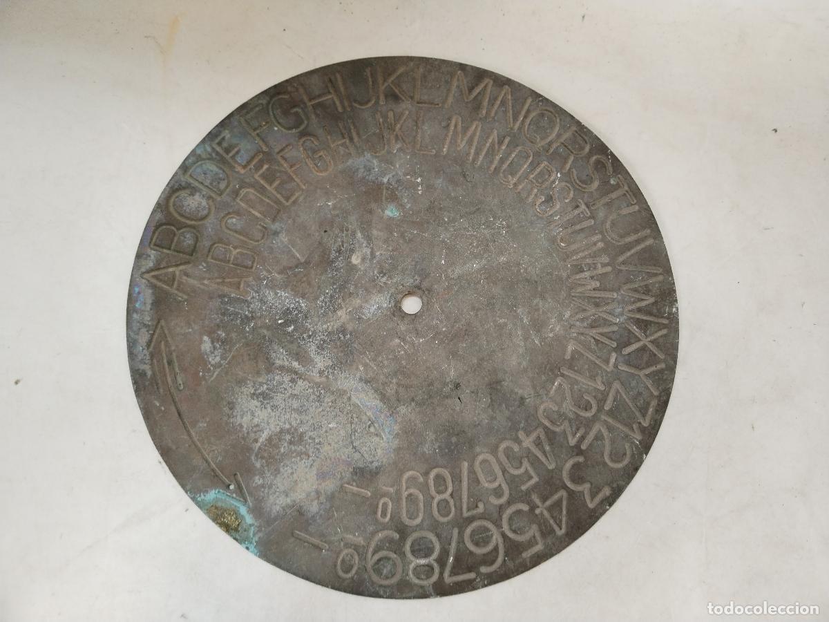 Antig&uuml;edades: rueda de cifrado de bronce - c121 - Foto 5