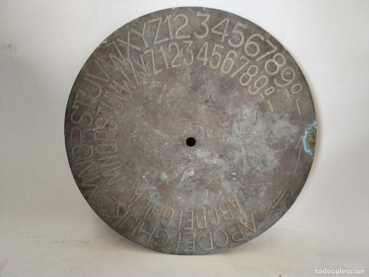 Antig&uuml;edades: rueda de cifrado de bronce - c121 - Foto 1