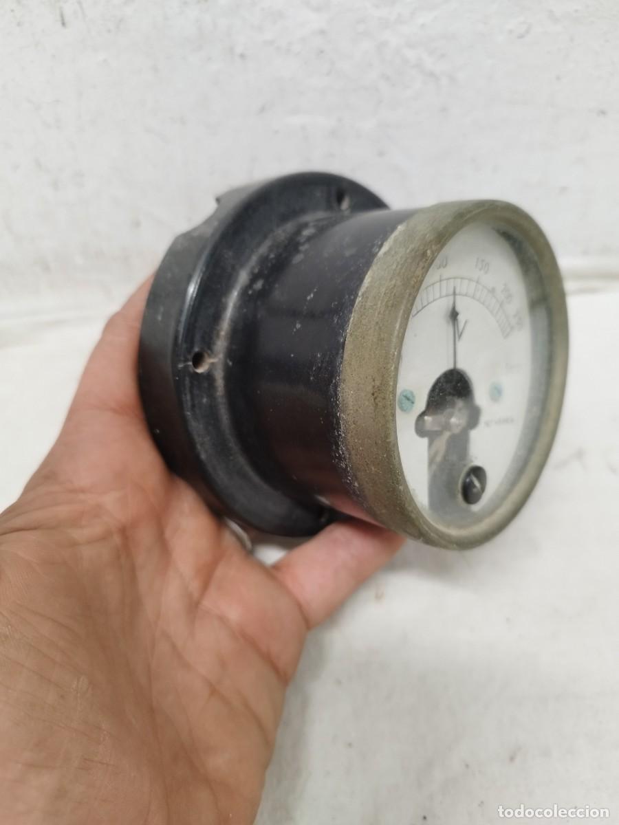 Antig&uuml;edades: Antiguo volt&iacute;metro de panel,marca conex. N&deg;49494 - Foto 3