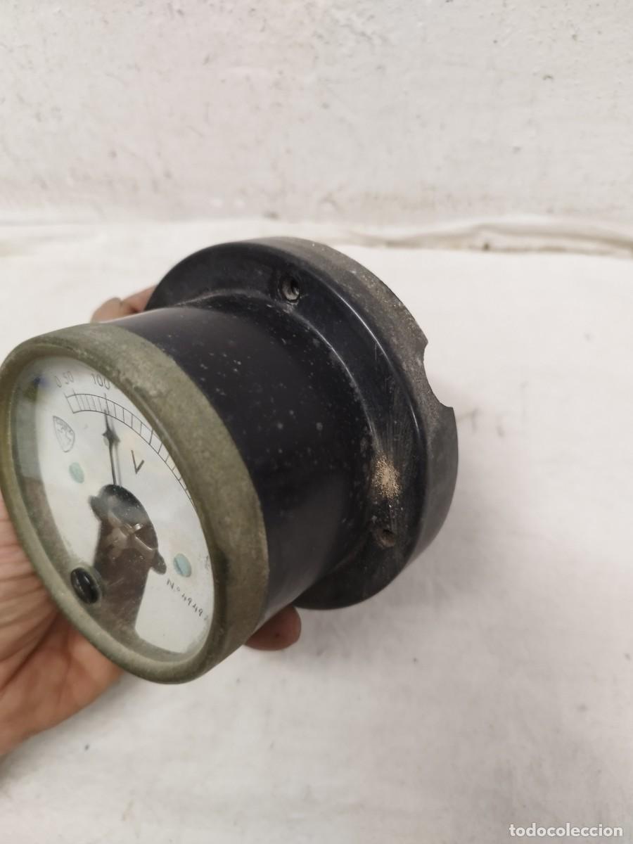 Antig&uuml;edades: Antiguo volt&iacute;metro de panel,marca conex. N&deg;49494 - Foto 6
