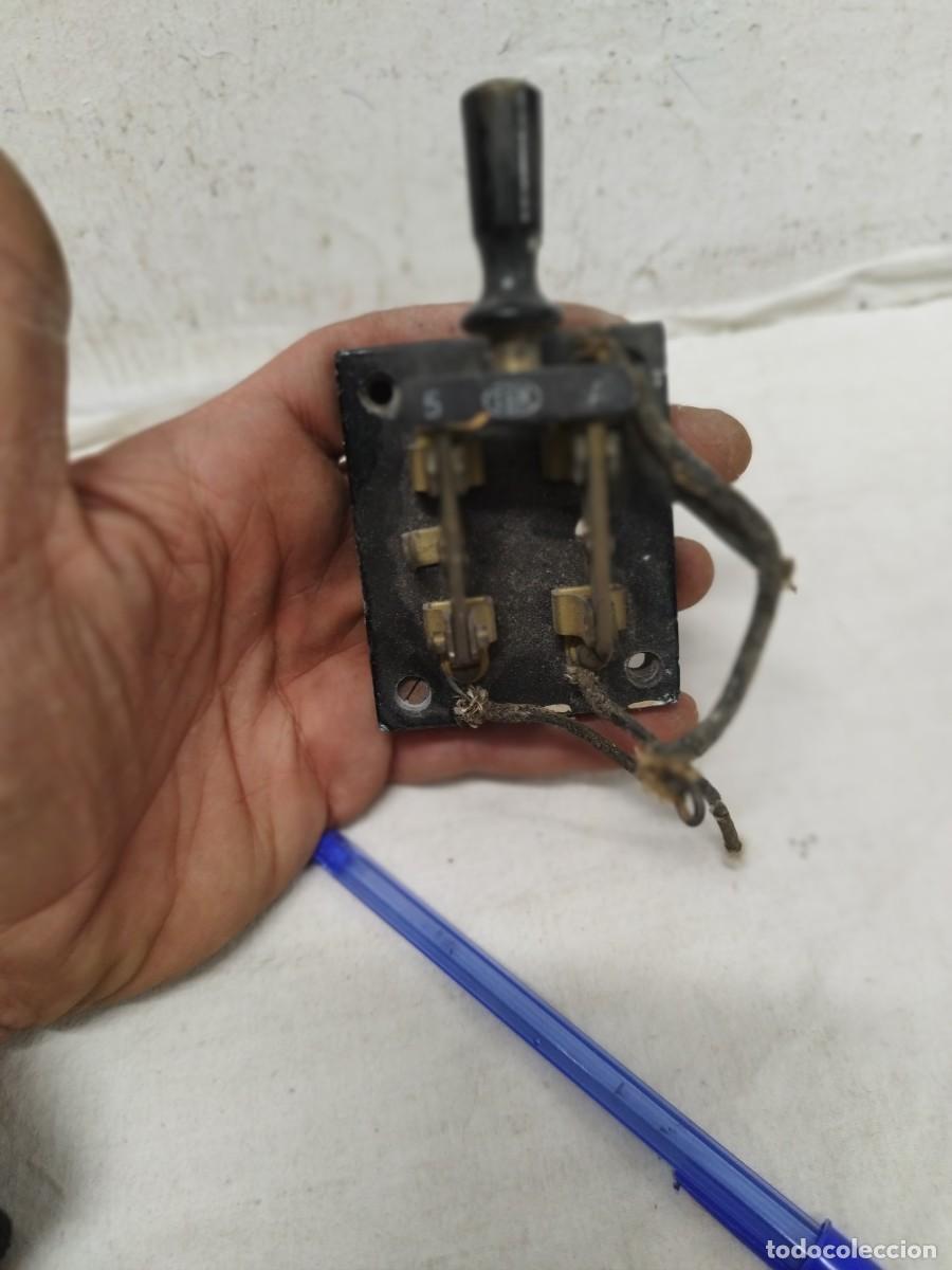 Antig&uuml;edades: Antiguo interruptor de palanca Tem marcado 5. - Foto 1