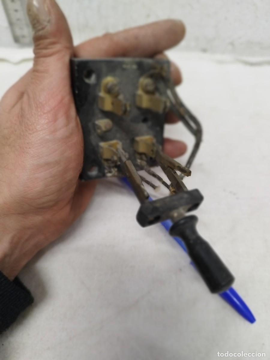 Antig&uuml;edades: Antiguo interruptor de palanca Tem marcado 5. - Foto 3