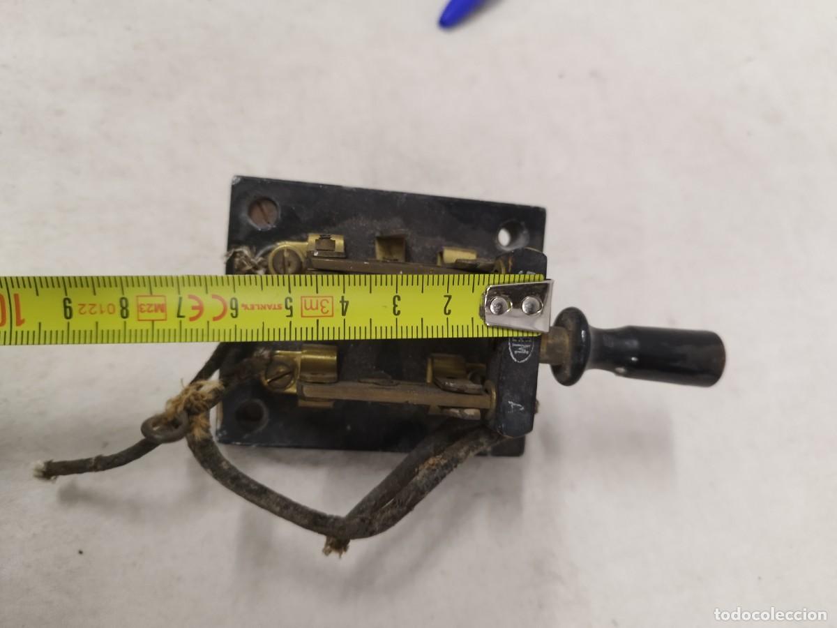 Antig&uuml;edades: Antiguo interruptor de palanca Tem marcado 5. - Foto 10