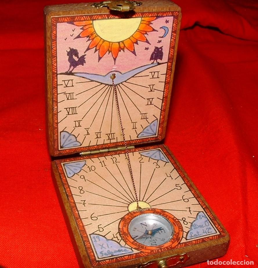 Antig&uuml;edades: BRUJULA CON RELOJ SOLAR - Foto 2