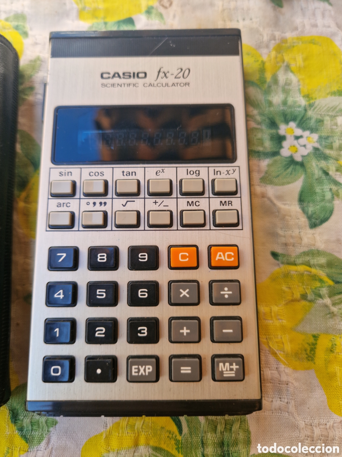 Antig&uuml;edades: Calculadora Casio fx 20 Calculadora Cient&iacute;fica con funda - Foto 2