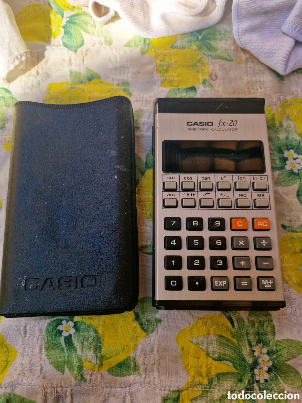 Antig&uuml;edades: Calculadora Casio fx 20 Calculadora Cient&iacute;fica con funda - Foto 1