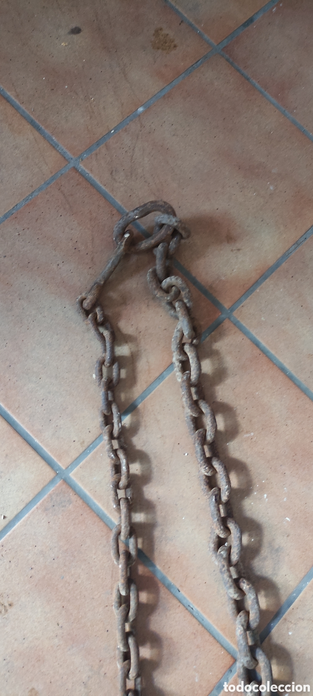 Antig&uuml;edades: Antigua gran cadena forjada - Foto 3