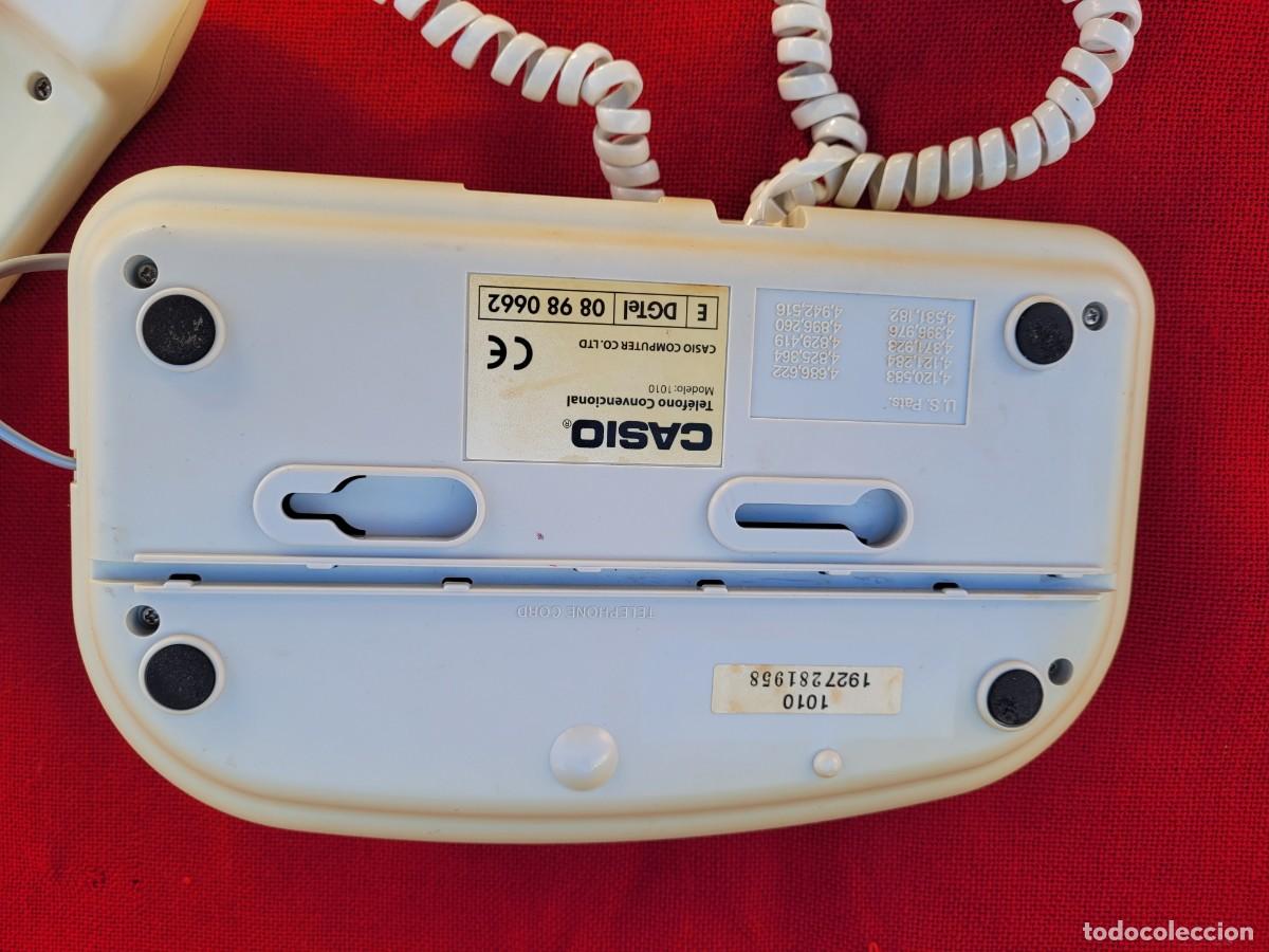 Tel&eacute;fonos: Tel&eacute;fono fijo casio modelo 1010, convencional - Foto 6