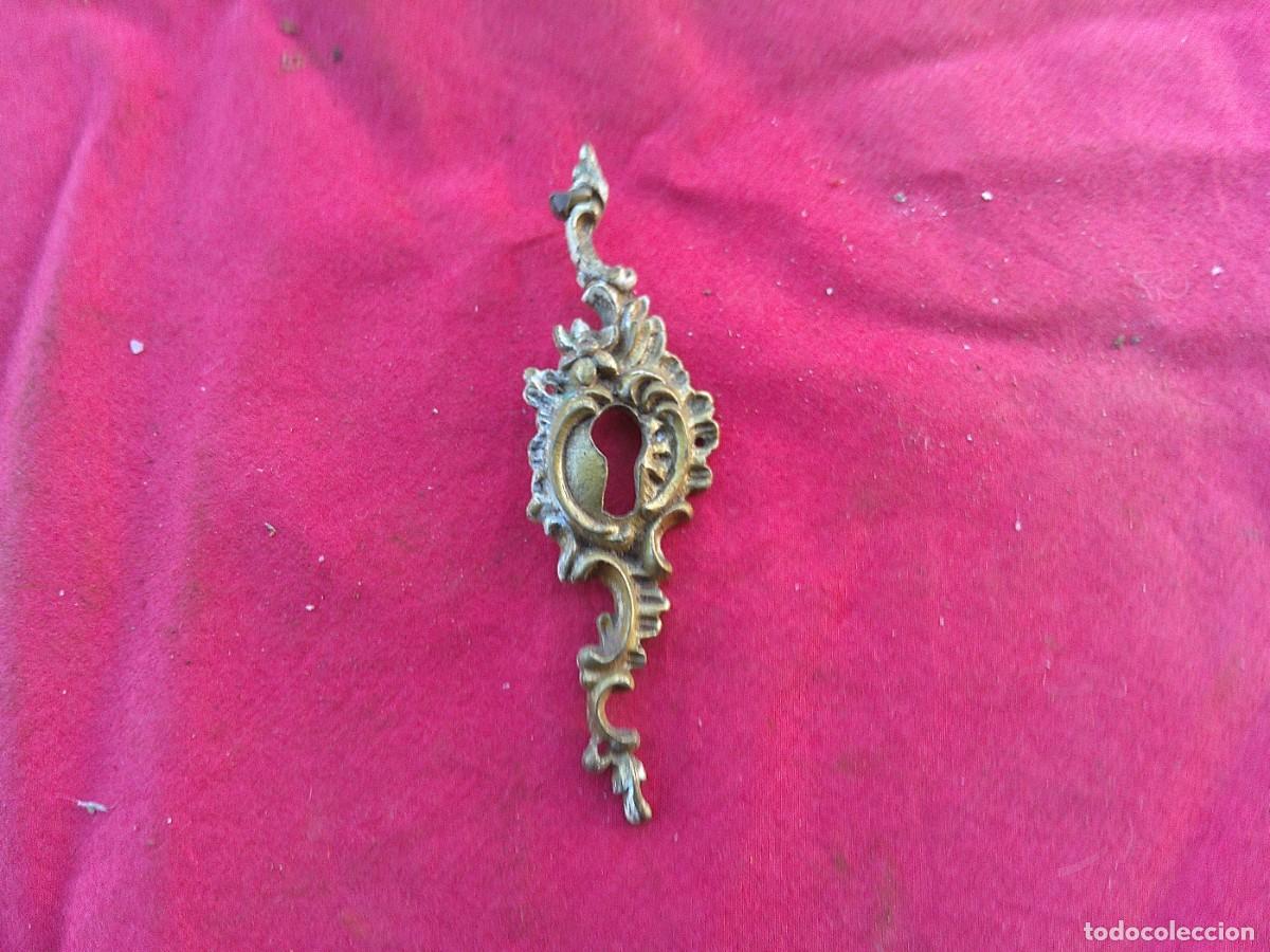 Antig&uuml;edades: BOCALLAVE HERRAJE BRONCE PARA MUEBLE , VER - Foto 1