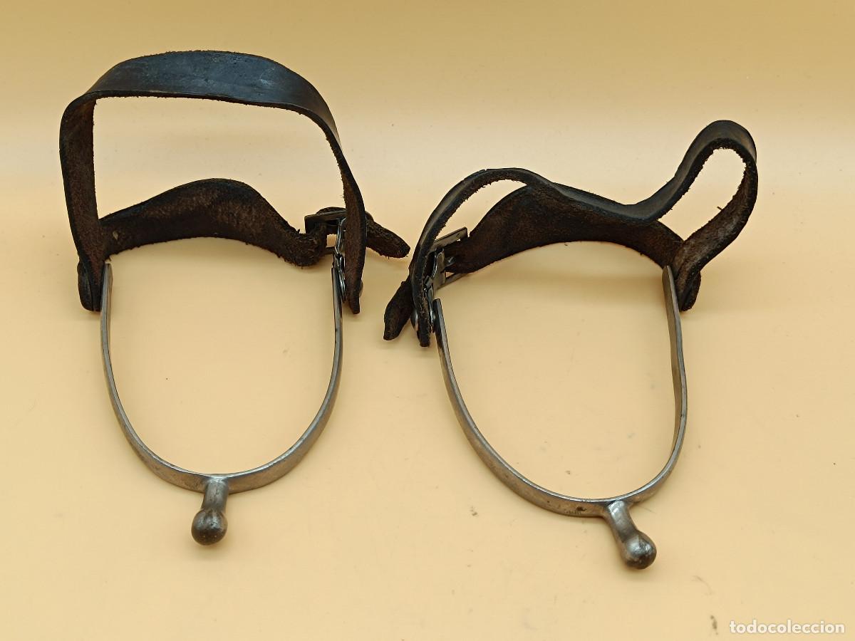 Antig&uuml;edades: ANTIGUAS ESPUELAS PARA MONTAR A CABALLO. - Foto 1