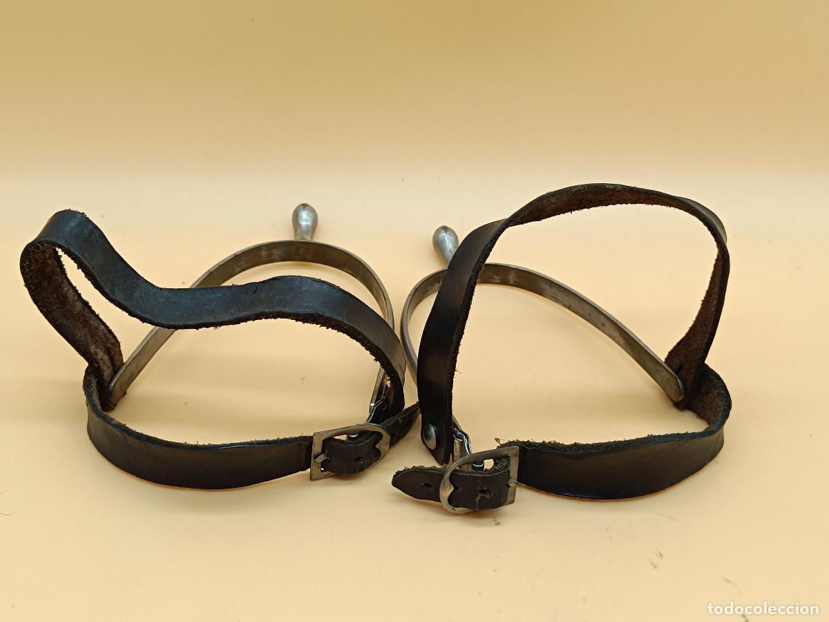 Antig&uuml;edades: ANTIGUAS ESPUELAS PARA MONTAR A CABALLO. - Foto 2