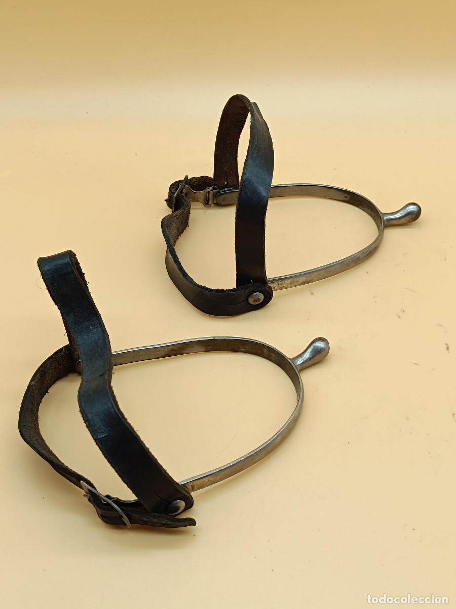 Antig&uuml;edades: ANTIGUAS ESPUELAS PARA MONTAR A CABALLO. - Foto 5