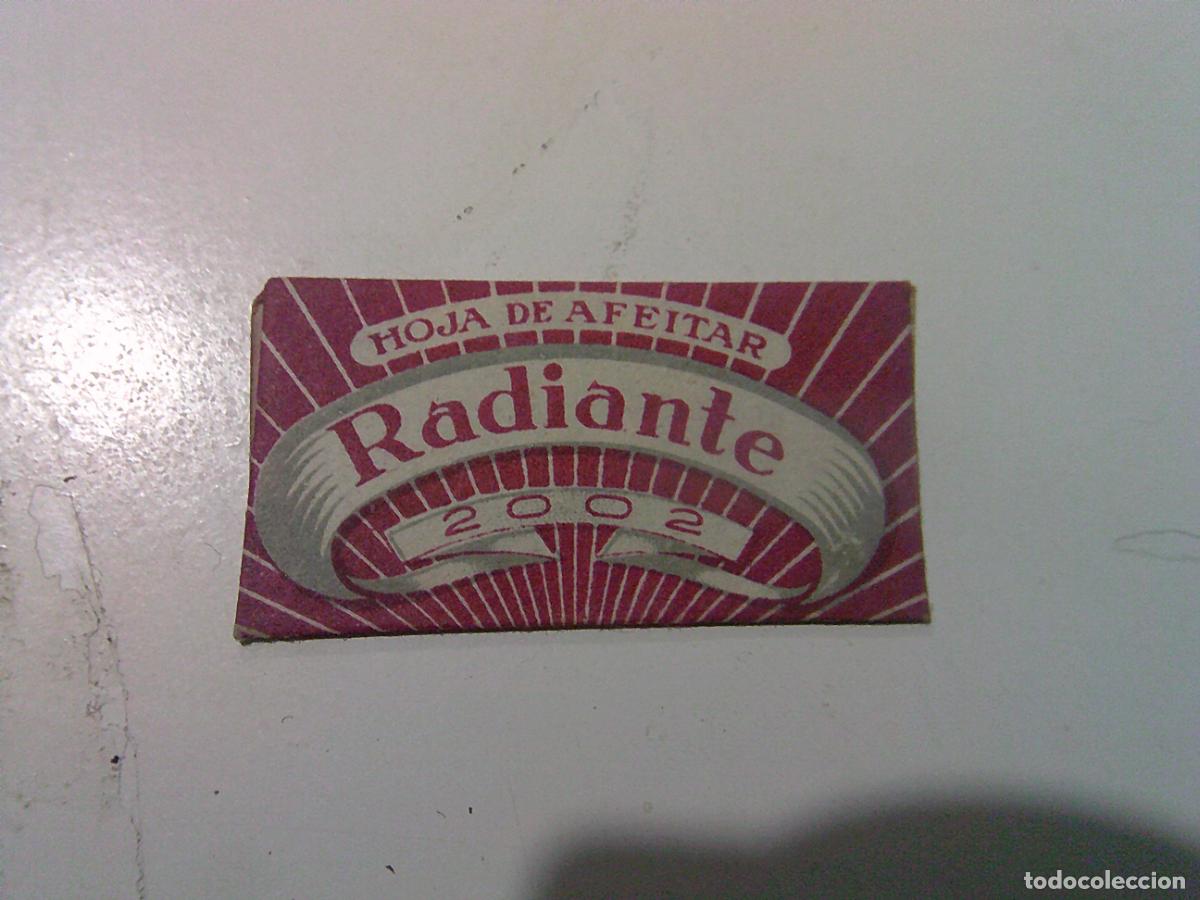 Antig&uuml;edades: Cuchilla de afeitar antigua Radiante 2002 - Foto 1
