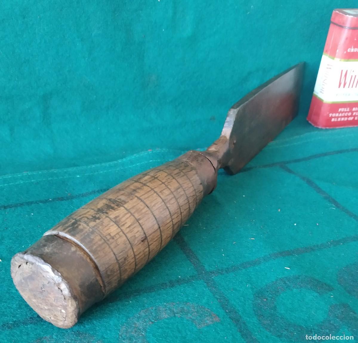 Antig&uuml;edades: ANTIGUO FORMON DE CARPINTERO TONELERO.. - Foto 4