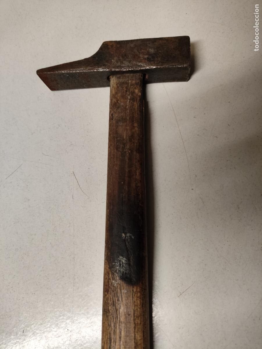 Antig&uuml;edades: ANTIGUO MARTILLO 30cm - Foto 1